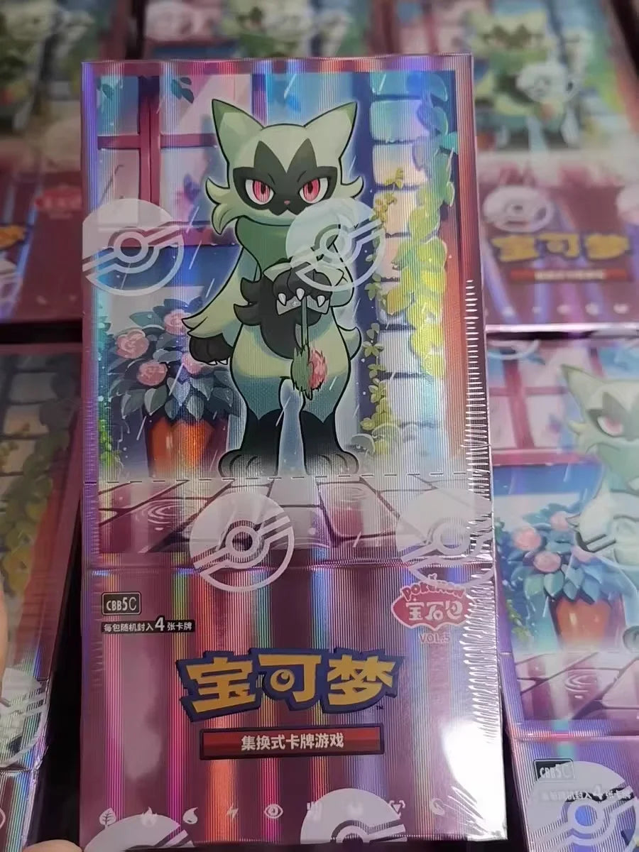 Original Pokemon Game Pack Cards Gem Pack Vol.5Scarlet and Violet Trading PTCG Bag Box Deck Ibrahimovic Pikachu Card Gift
